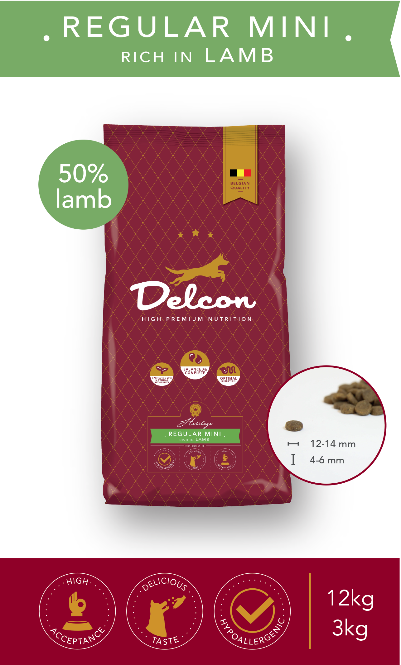 Delcon Regular Mini Lamb uj